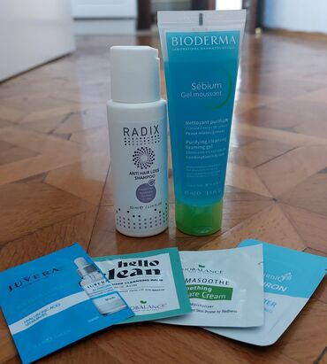 sport destler: Kosmetik dəst, Bioderma, 5 məhsul, Yeni, Ünvandan götürmə