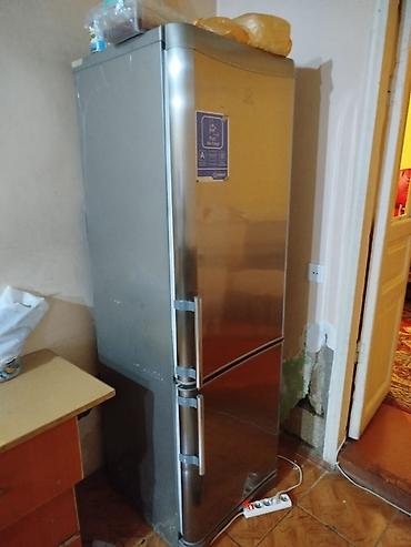 Soyuducular: İşlənmiş 2 qapılı Indesit Soyuducu Satılır, rəng - Gümüşü — 3