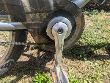 Bicikli za odrasle: Električni bicikl Vital Bike u srebrnoj boji. Ima ram standardne — 5
