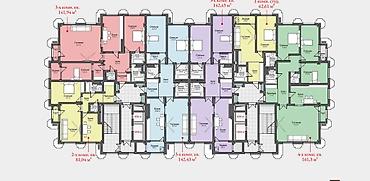 Продажа квартир: 2 комнаты, 81 м², Асанбай мкр Элитка, 8 этаж, ПСО (под самоотделку) — 4