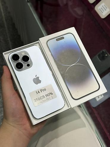 lalafo iphone 8: IPhone 14 Pro, Б/у, 256 ГБ, Серебристый, Защитное стекло, Чехол, Кабель, В рассрочку, 90 % — 1