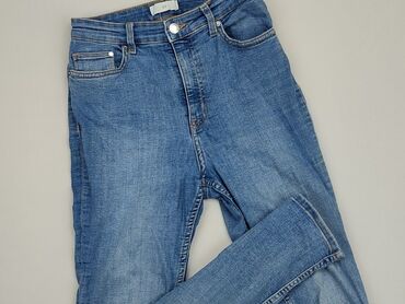 długie jeansowe spódnice z rozcięciem: Jeansy, H&M, S, stan - Dobry
