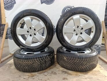 Сиденья: Литые Диски R 16 Mercedes-Benz, Комплект, отверстий - 5, Б/у