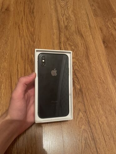 iphone 10 x: IPhone X, 64 GB, Qara, Face ID