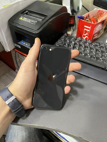 redimi not 9: IPhone SE 2020, 64 GB, Black Titanium, Barmaq izi, Simsiz şarj