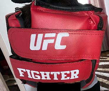 tech flecee: Боксерский/ММА шлем Everlast (серия UFC Fighter), красный. - — 2
