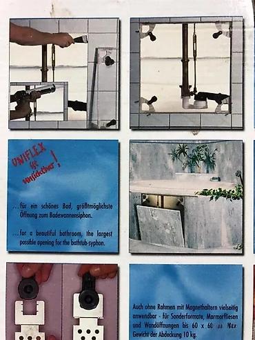 Ostale sanitarije: UNIFLEX Classic – “invisible tile cover” sistem za skriveni pristup — 7