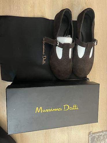 Женская обувь: Туфли, 38, Massimo Dutti, Новый, цвет - Коричневый, Самовывоз, Платная доставка — 1