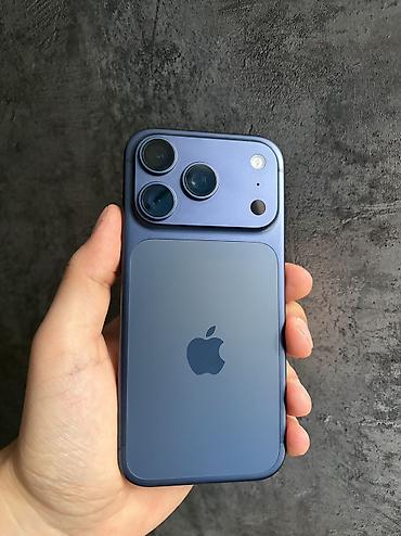 айфрн 7: IPhone 17 Pro, Б/у, 256 ГБ, Синий, Защитное стекло, 100 % — 1