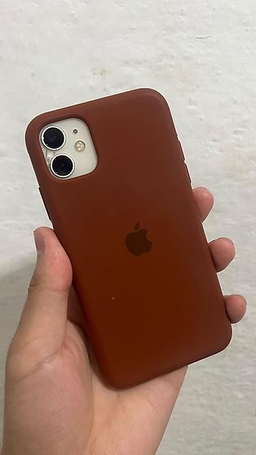 Техника и электроника: IPhone 11, Б/у, 64 ГБ, Белый, Чехол, 100 % — 1