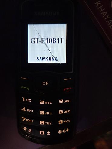 samsung e210: Samsung GT-E1081T, rəng - Qara, Düyməli — 1