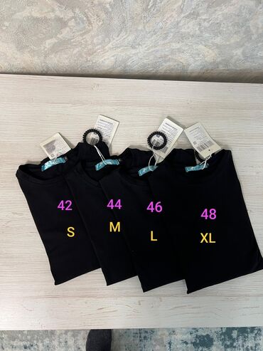 Лонгсливы: Лонгслив, цвет - Черный, Made in KG, Все размеры — 2