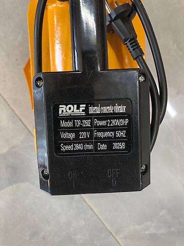 ролер: Внутренний вибратор для бетона ROLF TOP-2250Z - Назначение — 2
