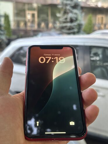 iphone 5c купить: IPhone Xr, Колдонулган, 128 ГБ, Кызыл, 81 %
