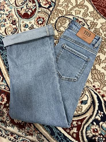 классический штаны: Джинсы 118 Jeans (Denim) - Цвет: светло-голубой деним - Крой — 1