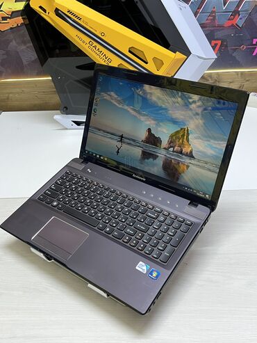 lenovo v570: Ноутбук, Lenovo, 4 ГБ ОЗУ, Intel Pentium, 15.6 ", Б/у, Для несложных задач, память SSD