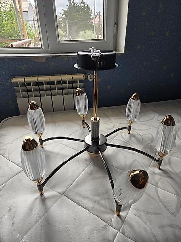 lustur alti fiqurlar: Çılçıraq, 6 lampa, Metal — 3
