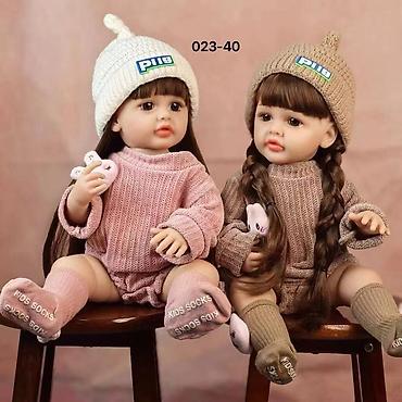 Игрушки: 🎀 Говорящая кукла Реборн — по АКЦИИ! 🎀 ✨ Высота: 55 см ✨ Более 70 — 9