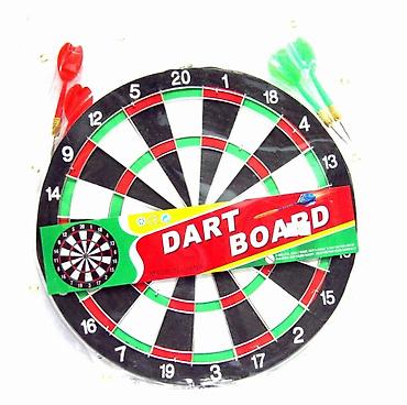 Darts: №: 3462 Məhsulun adı: Darts lövhəsi HG458126, uşaqlar üçün, qara, 6 — 1