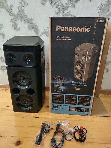 karaoke mikrofon: Panasonic SC-UA30 4-5 dəfə istifadə olunub demək olar ki YENIDIR Əsl — 1
