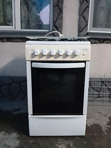 Ашкана техникасы: Газдык плита, Elina, Колдонулган, Полго орнотулма, түсү - Ак, Толук төлөө — 1