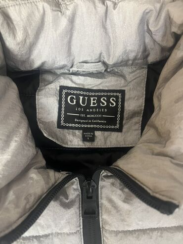 Рубашки: Мужская куртка, Болонка, Зимняя, Guess, L (EU 40)