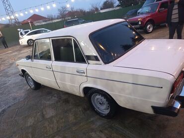 VAZ (LADA): VAZ 2106, ağ rəng, 4 qapılı sedan. - Klassik xarici görünüş: xrom ön — 3