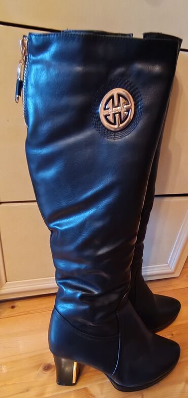 Botinka və botilyonlar: Ölçü: 40, rəng - Qara, İşlənmiş — 4