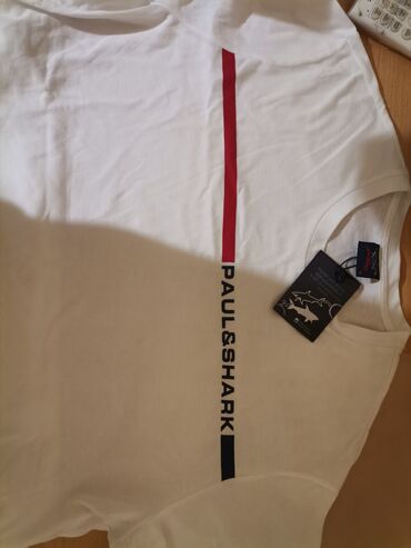 Futbolkalar: Futbolka, Paul Shark, 2XL (EU 44), rəng - Ağ
