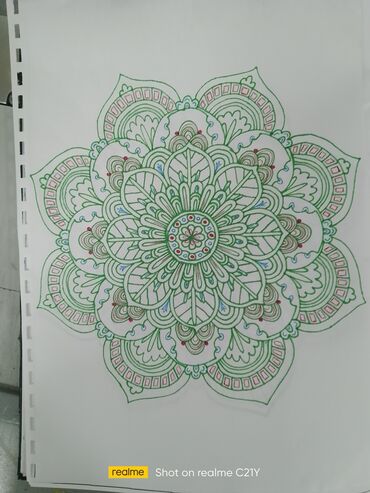 Şəkillər, tablolar: Məhsul: Əl işi qrafik rəsmlər və ornament sketçləri Təsvir: - Ağ — 21