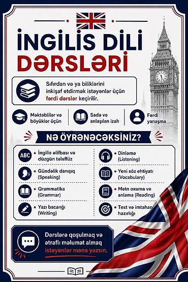 listening reading: Xarici dil kursu, İngilis dili, Böyüklər üçün, IELTS/TOEFL — 1