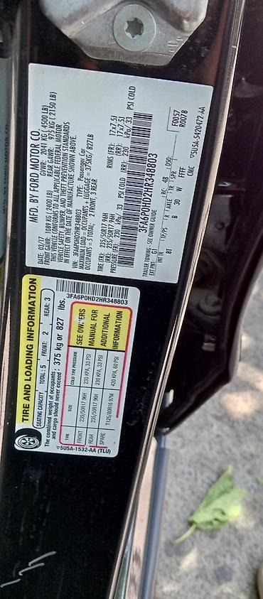 tofas mostu satilir: Ford Fusion – qara rəngli sedan, zərif və dinamik dizayn. Texniki və — 8