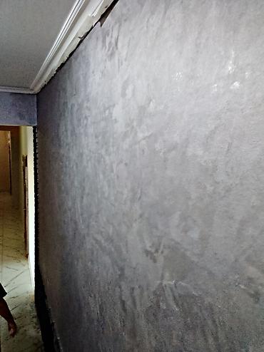 doşəmə boyası: Sədəf dekorativ boya işi görülür. Şəkillər mənim işimə məxsusdu — 2