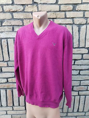 slovo l: Original GANT V-izrez džemper 3XL – Premium Jagnjeća vuna i Kašmir — 2