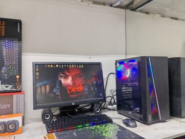 игровой комьютер: Компьютер, ядер - 4, ОЗУ 16 ГБ, Игровой, Б/у, Intel Core i5, HDD + SSD