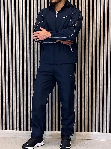 Kişi geyimləri: İdman dəsti, Nike, Standart, rəng - Göy — 2