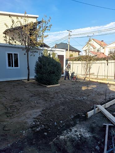 Бетон жумуштары: Бетонирование дворов, дорожек и площадок под ключ Профессиональное — 3