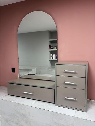 mebel salon: Salon üçün hidravlik ustа kürsüsü - Tip: Bərbər/saç ustası üçün — 5