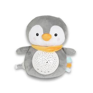 decij: Bela buka, Noćna lampa i projektor Snuggly Penguin MONI toys – — 1