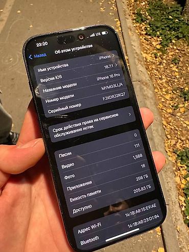phone 5s: IPhone 16 Pro, Б/у, 256 ГБ, Черный, 89 % — 4