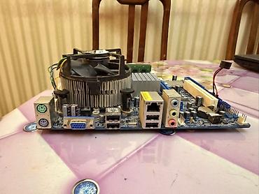 bort kompüter: ASRock G41M-VS3 anakarti + Intel stok soyuducu + RAM modulu — 3