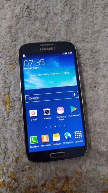 samsung s 23 телефон: Samsung I9500 Galaxy S4, Колдонулган, 16 GB, түсү - Кара, 2 SIM