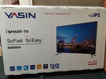 Телевизоры: Продаю телевизор yasin. в пленке и с коробкой практически не