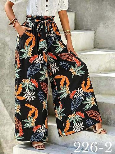 Pantalone: Pantalone za punije dame – model 226-2 - Kroj: široke nogavice — 9