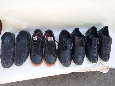 зимние мужские обувь: Мужская обувь. Б/у. Размер 40. Цена - 500 сом/шт (1 пара). Мокасины