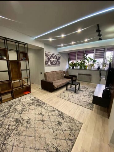 раздольный ак жол: 1 комната, 43 м², Элитка, 2 этаж, Евроремонт