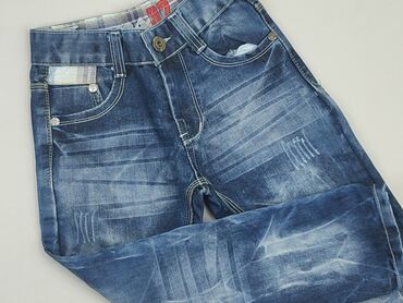 rozszerzane jeansy: Jeans, 10 years, 134/140, condition - Very good