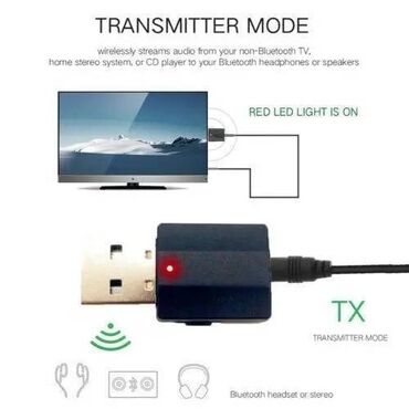 Pojačala i prijemnici: Bluetooth V5.0 USB Wireless Receiver Transmitters Audio Music — 3