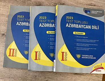 Kitablar və jurnallar: Məhsul: Hamsi biryerde 5 azn.“Azərbaycan dili – 2023 Test Toplusu” — 1