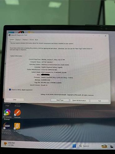 2 tb hdd: İşlənmiş ASUS Vivobook, 15.6 ", Intel Core i7, 1 TB, Ünvandan götürmə — 4